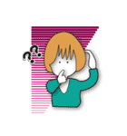 ガンバ、女性陣（個別スタンプ：16）