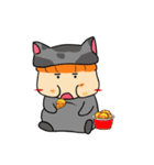 春田ねことFUNうさぎの日常（個別スタンプ：10）