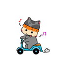 春田ねことFUNうさぎの日常（個別スタンプ：12）