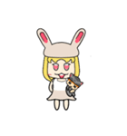 春田ねことFUNうさぎの日常（個別スタンプ：15）