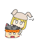 春田ねことFUNうさぎの日常（個別スタンプ：18）