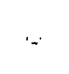 どこか物言いたげな白猫（個別スタンプ：9）