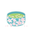 【春夏】動く抹茶スタンプ（個別スタンプ：7）