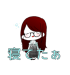 騒がしい女子（個別スタンプ：5）