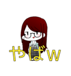 騒がしい女子（個別スタンプ：8）