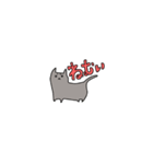 2匹の猫のスタンプ3語 まるたび（個別スタンプ：1）