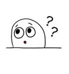 白い可愛い生き物（個別スタンプ：36）