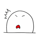 白い可愛い生き物（個別スタンプ：37）