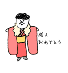 オジサンの1年間( ´灬` )（個別スタンプ：12）