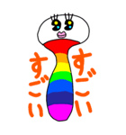 エモいレインボーきのこ（個別スタンプ：8）