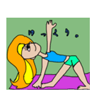 ヨガでひとこと（個別スタンプ：10）