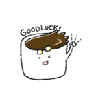 めがねのコーヒースタンプ（個別スタンプ：3）