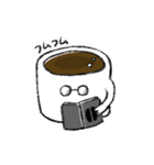 めがねのコーヒースタンプ（個別スタンプ：7）