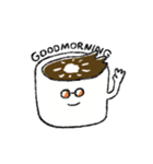 めがねのコーヒースタンプ（個別スタンプ：13）
