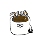 めがねのコーヒースタンプ（個別スタンプ：18）