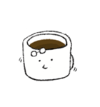 めがねのコーヒースタンプ（個別スタンプ：19）