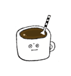 めがねのコーヒースタンプ（個別スタンプ：24）