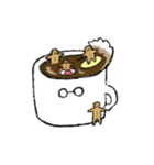 めがねのコーヒースタンプ（個別スタンプ：27）
