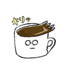 めがねのコーヒースタンプ（個別スタンプ：30）