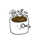 めがねのコーヒースタンプ（個別スタンプ：31）