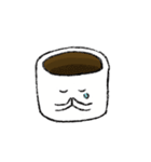 めがねのコーヒースタンプ（個別スタンプ：33）