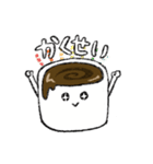 めがねのコーヒースタンプ（個別スタンプ：36）