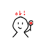 なんかようわからんひと。（個別スタンプ：1）