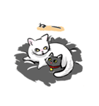 白黒CATS（個別スタンプ：15）