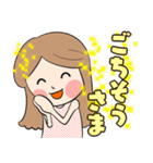 かわいいリナちゃん（個別スタンプ：5）