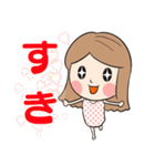 かわいいリナちゃん（個別スタンプ：34）