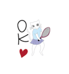 美にゃんのスポーツ（個別スタンプ：4）