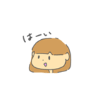 いぬとうさぎと女の子（個別スタンプ：3）