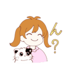 みおりなと猫（個別スタンプ：10）