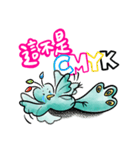 クジャク マイカラーのプリントライフ（個別スタンプ：10）