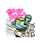 クジャク マイカラーのプリントライフ（個別スタンプ：22）