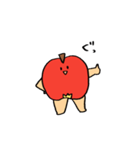生足リンゴちゃん（個別スタンプ：4）