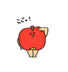 生足リンゴちゃん（個別スタンプ：5）