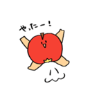生足リンゴちゃん（個別スタンプ：9）