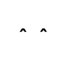 ドデカ顔文字1（個別スタンプ：4）