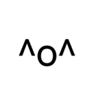 ドデカ顔文字1（個別スタンプ：19）