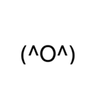 ドデカ顔文字1（個別スタンプ：21）