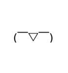 ドデカ顔文字1（個別スタンプ：32）