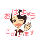 エステティシャンのお姉さん（個別スタンプ：4）