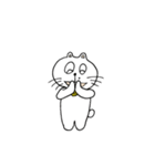 ぽぽねこ【心温かねこ】（個別スタンプ：4）