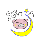 ピンクぶたの日常（個別スタンプ：40）