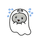 シロクマのぬいぐるみ（個別スタンプ：3）
