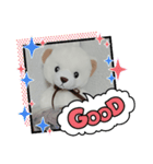 シロクマのぬいぐるみ（個別スタンプ：6）