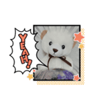 シロクマのぬいぐるみ（個別スタンプ：7）