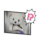 シロクマのぬいぐるみ（個別スタンプ：8）