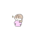 遠距離 彼女（個別スタンプ：14）